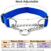 Adjustable Chain for Medium Large Nylon Dog Collars Outdoor Walk